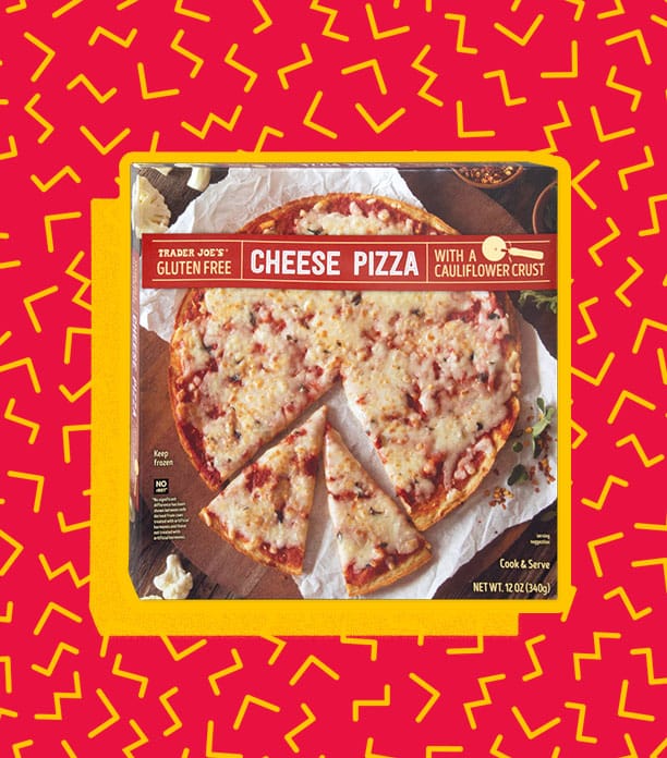 Trader Joe’s Gluten Free Cheese Pizza with a Cauliflower Crust