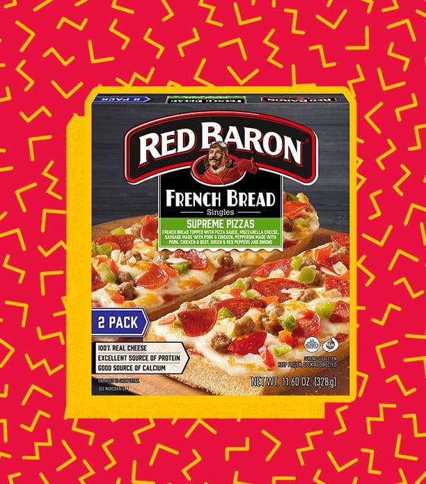 Red Baron French Bread Singles Supreme Pizzas 