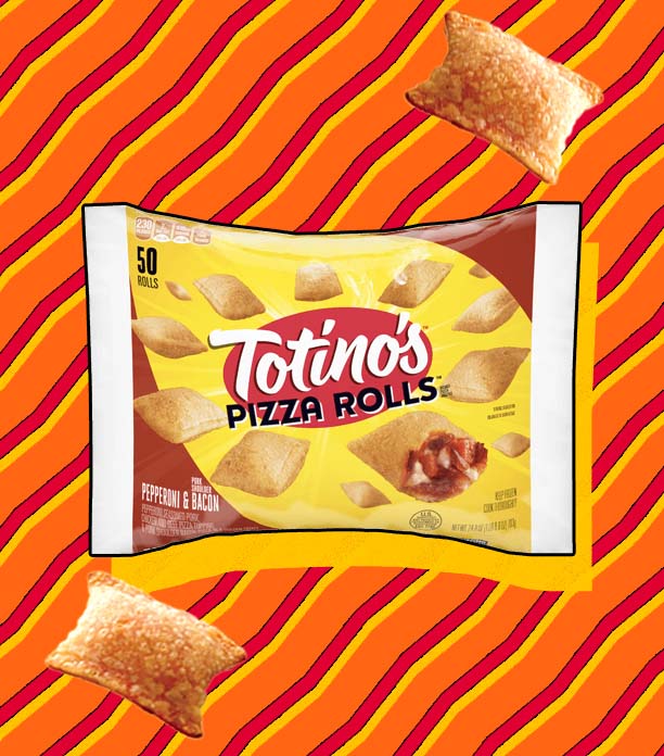 pepperoni & bacon totino's pizza rolls