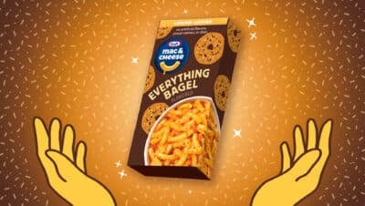 kraft everything bagel mac & cheese