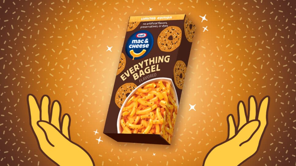 kraft everything bagel mac & cheese