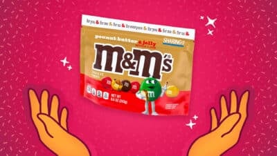 new M&M's flavor: PB&J M&M's