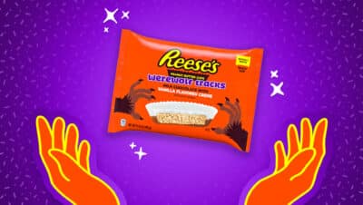 reese's werewolf tracks new halloween reese's peanut butter cups 2024