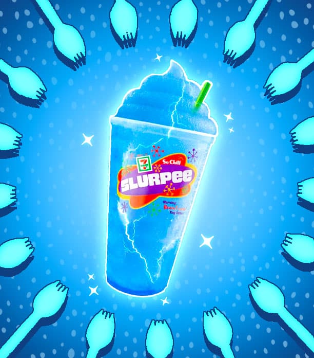 Mountain Dew Blue Shock Slurpee 