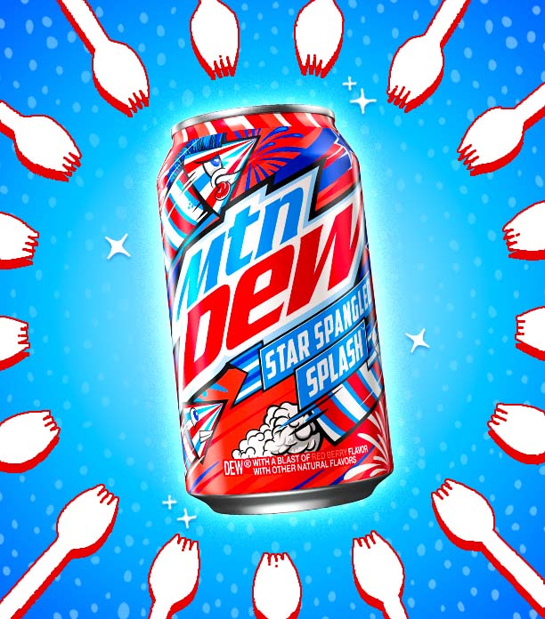 Mtn Dew Star Spangled Splash