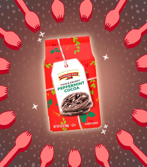 pepperidge farm peppermint cocoa cookies