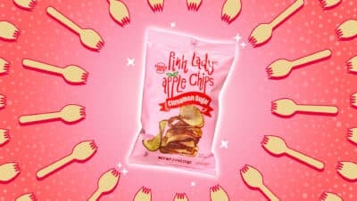 trader joe's pink lady apple chips review