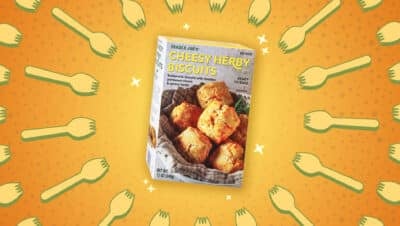 trader joe's cheesy herby biscuits