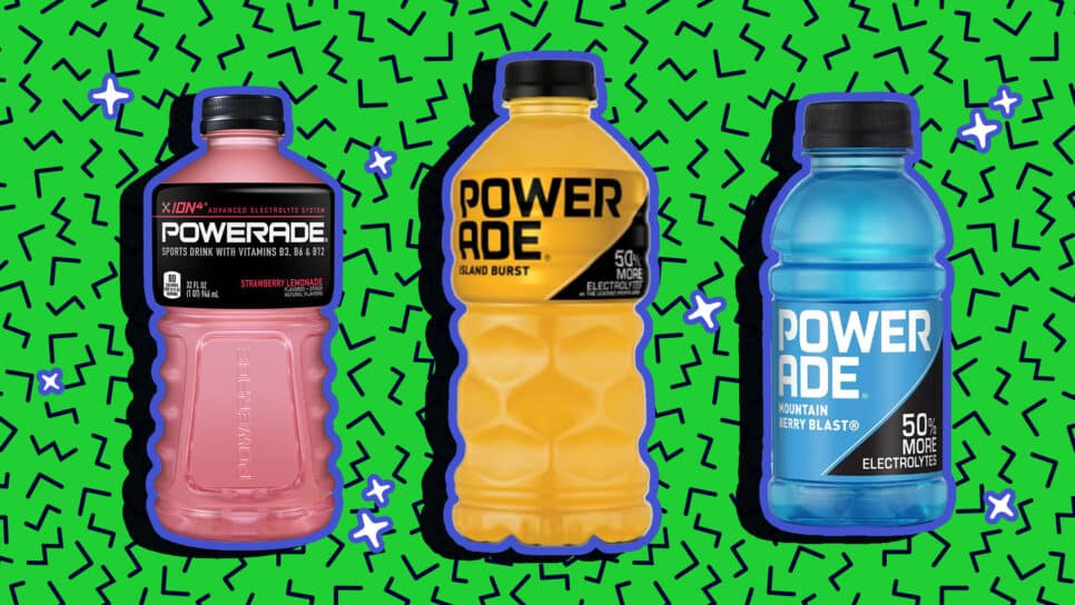 powerade flavors