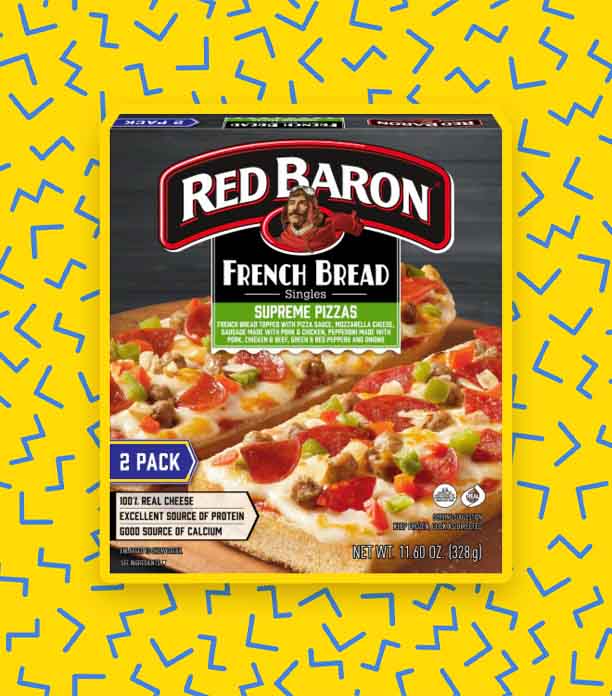 Red Baron French Bread Singles Supreme Pizzas