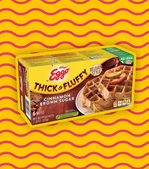 Eggo Thick and Fluffy Cinnamon Brown Sugar