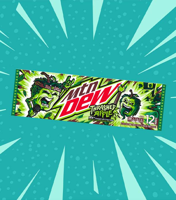 Mountain Dew Thrashed Apple