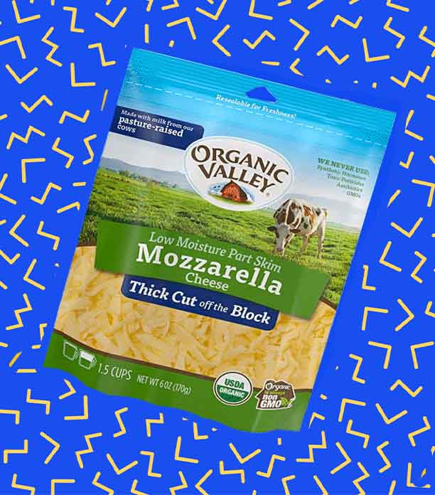 Organic Valley Low Moisture Part Skim Mozzarella Cheese