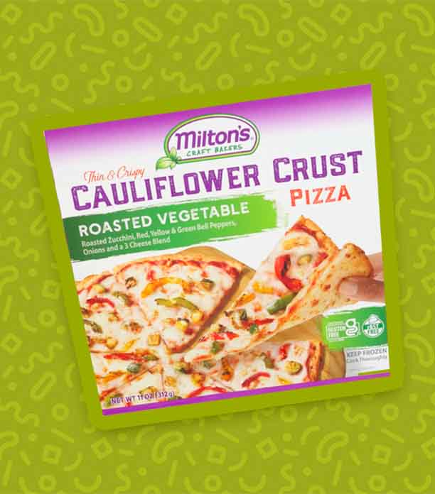 milton's cauliflower crust pizza